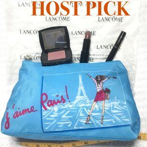 Lancome blash, lipstick and mascara and Bag